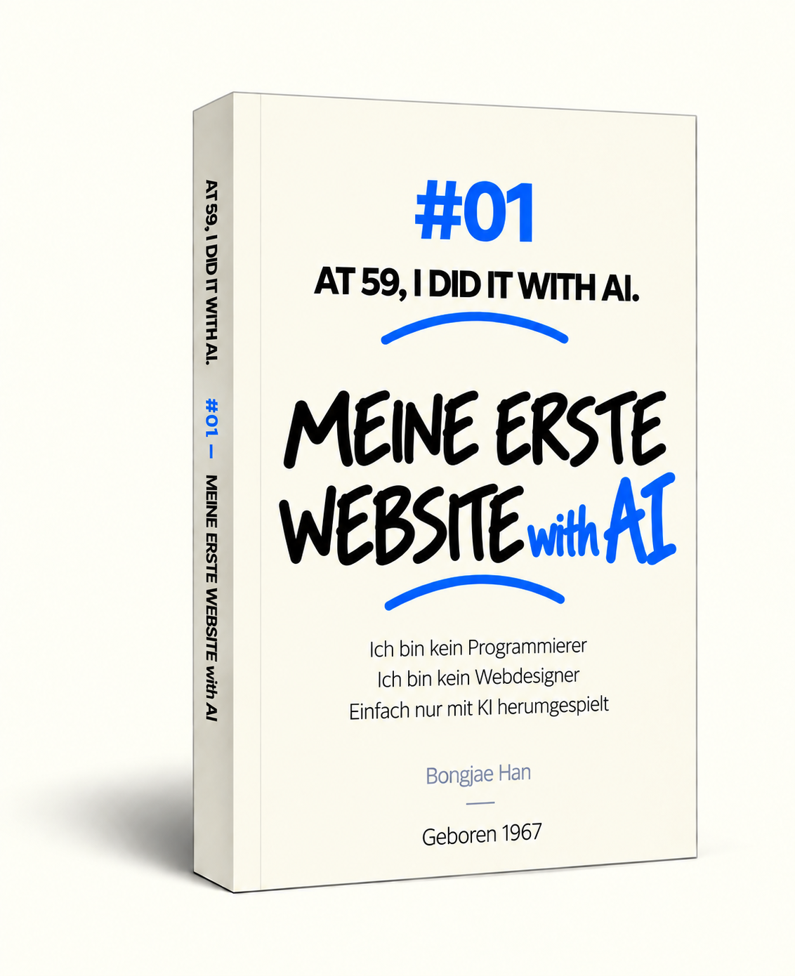 BOOK #01 – Cover der deutschen Ausgabe von „Meine erste Website“