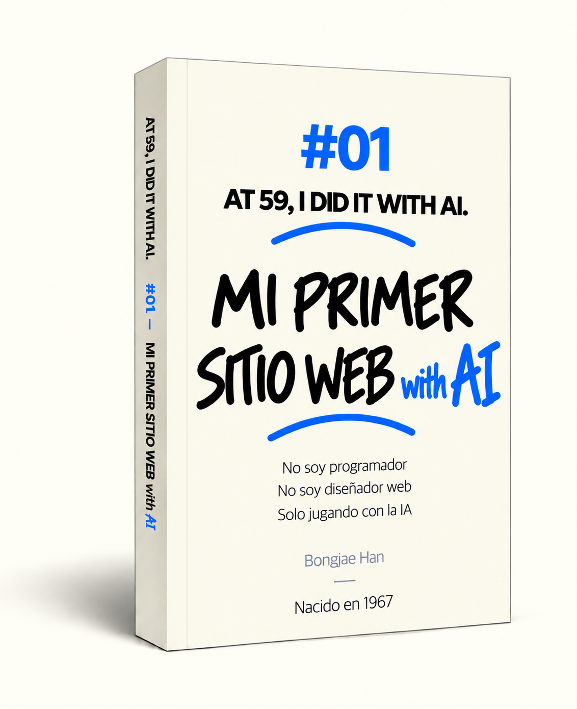 BOOK #01: portada de la edición española de «Mi primer sitio web»