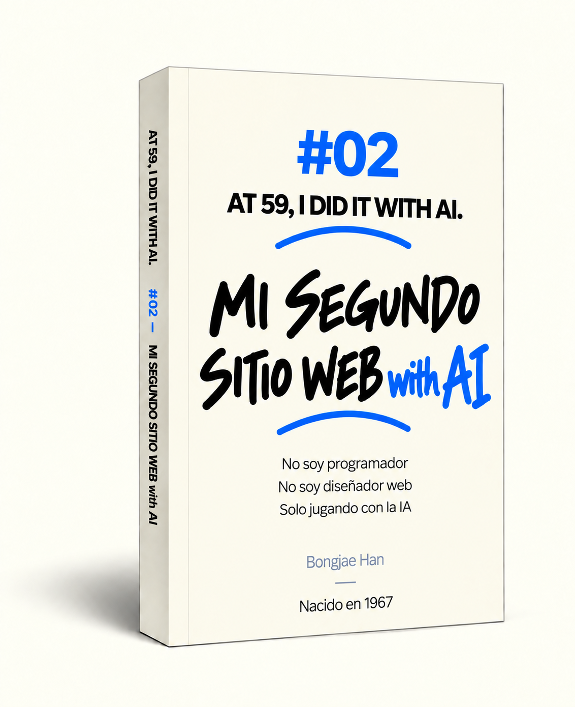 BOOK #02: portada de la edición española de «Mi segundo sitio web»